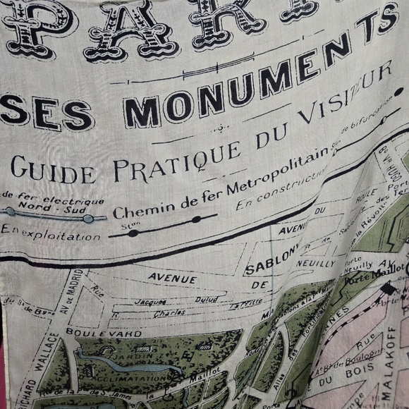 One Hundred Stars Paris France Kimono Cardigan - Picture 3 of 5